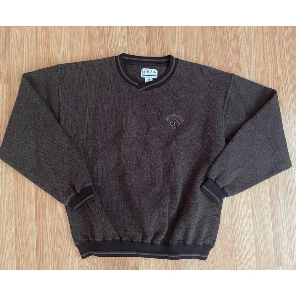 Gear For Sports Men's Dark Brown Crewneck Sweater